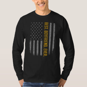 T-shirt Mens Meilleur Garçon Jamais Un Drapeau Américain P