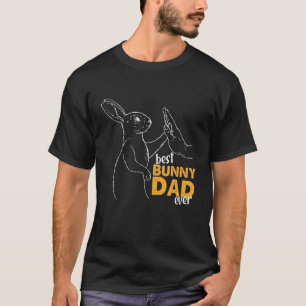 T-shirt Mens Meilleur Lapin Papa Jamais Rabin Papa Lapin P