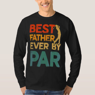 T-shirt Mens Meilleur Père Jamais Par Par Par Cool Golfer