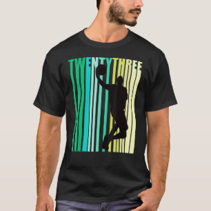 T-shirt Mens Mens 23e Anniversaire Basketball 23 Aujourd'h