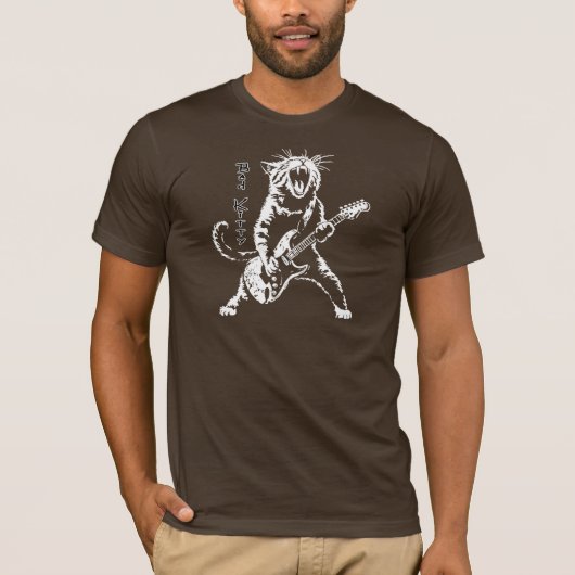 T-shirt Mens Mens Bad Kitty (Devant)