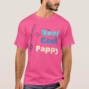 T-shirt Mens Mens Reel Cool Dad Fisherman Daddy Fathers Da