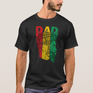 T-shirt Mens Mens Strong Black Papa King African American 