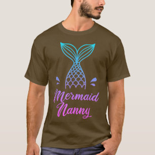 T-shirt Mens Mermaid Nanny, Mermaman Vêtements de sécurité