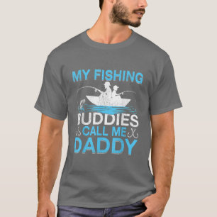 T-shirt Mens Mes Épouses De Pêche Appelez Papa Pères De Pê