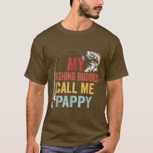 T-shirt Mens Mes Épouses De Pêche Préférées Appelez-Moi Pa