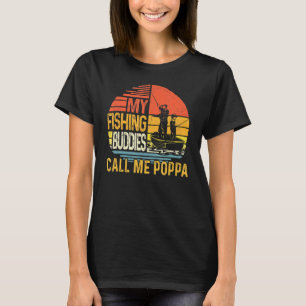 T-shirt Mens Mes Épouses De Pêche Préférées Appelez-Moi Po