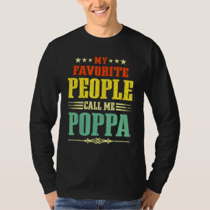 T-shirt Mens Mes Favoris Appelent Moi Poppa Fath Vintage
