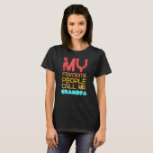 T-shirt Mens Mes Favoris Appelez-Moi Grand-Père Cool (Devant entier)