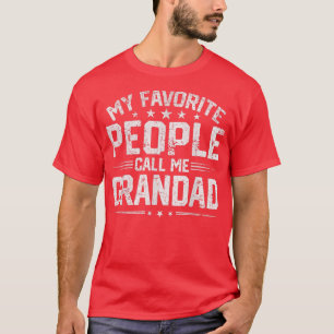 T-shirt Mens Mes Gens Favoris M'Appelent Grand Maître Drôl