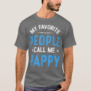 T-shirt Mens Mes Gens Favoris M'Appelent Pappy, Funny Papp