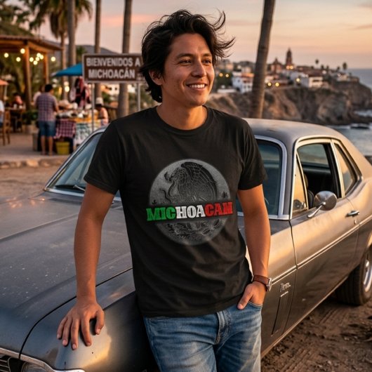 T-shirt Mens Michoacan Mexico Tshrt