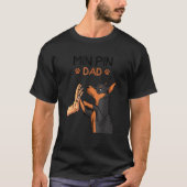 T-shirt Mens Min Pin Papa Miniature Pinscher Chien P Père (Devant)