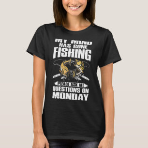 T-shirt Mens Mind Possède Pêcheurs Pêcheurs Pêche Pour Fat