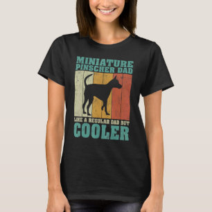 T-shirt Mens Miniature Pinscher Papa Comme Un Papa Fa Régu