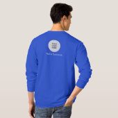 T-shirt Mens Modern Tee - shirts Deep Royal Blue Ajouter u (Dos entier)