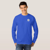 T-shirt Mens Modern Tee - shirts Deep Royal Blue Ajouter u (Devant entier)