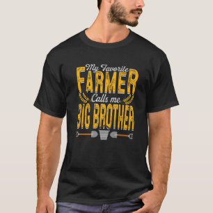 T-shirt Mens Mon Agriculteur Préféré M'Appelle Big Brother