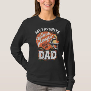 T-shirt Mens Mon Joueur De Football Favori M'Appelle Papa