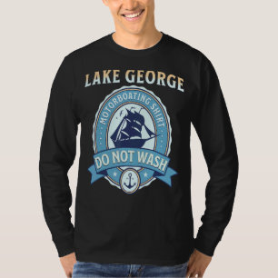 T-shirt Mens Motorboating Lake George Ny Motorboating Do