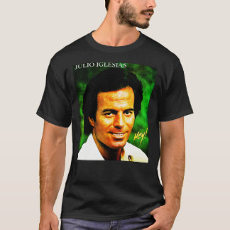T-shirt Mens My Favori Julio Iglesias Band Logo Cadeau Pou
