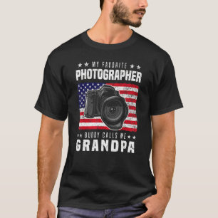 T-shirt Mens My Favori Photography Buddy m'appelle Grandp