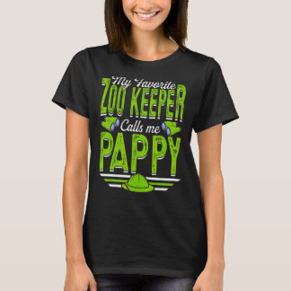 T-shirt Mens My Favori Zoo Keeper M'Appelle Animaux Pappy