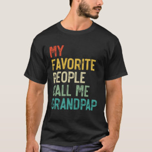 T-shirt Mens My Favoris People Call Me Grandpap Père s