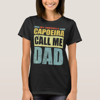 T-shirt Mens My Favorite Capoeira m'appelle Papa Père D
