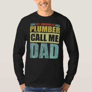 T-shirt Mens My Favorite Plumber appelle-moi papa père's D