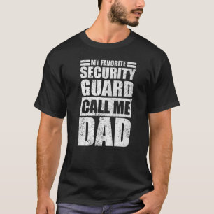 T-shirt Mens My Favorite Security appelle-moi papa père D