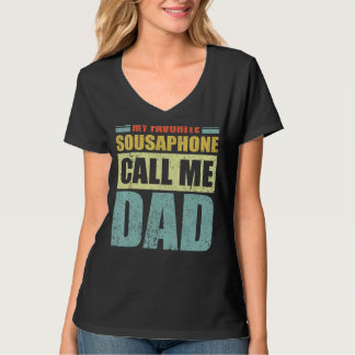 T-shirt Mens My Favorite Sousaphone appelle-moi Papa Père