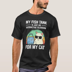 T-shirt Mens My Fish Tank N'Est Qu'Une Télévision Interact