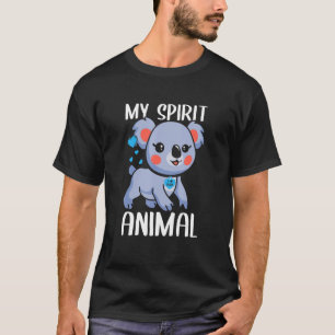 T-shirt Mens My Spirit Animal Koala I Love Papa Heart Vale