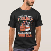 T-shirt Mens My Toolbox Coûte Plus Que Votre Auto Mech Voi (Devant)
