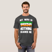 T-shirt Mens My Wife Is Irish Nothing Scares Me Funny (Devant entier)