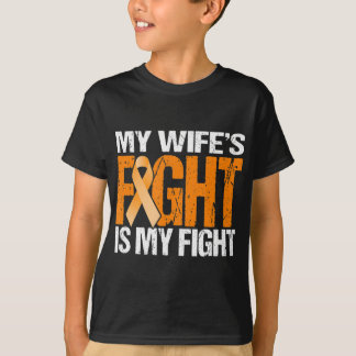 T-shirt Mens My Wife's Fight is My Fight Leukemia Awards
