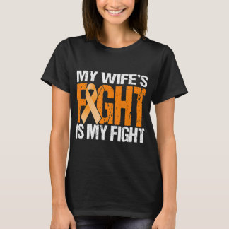 T-shirt Mens My Wife's Fight is My Fight Leukemia Awards