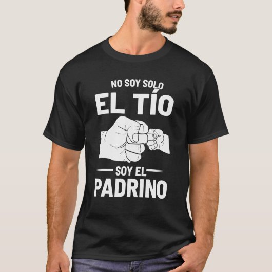 T-shirt Mens No Soy Solo El Tio Soy El Padrino (Devant)