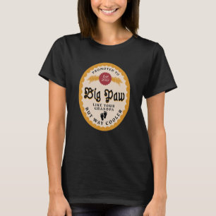 T-shirt Mens Nouveau Grand-Père Appelé Big Paw