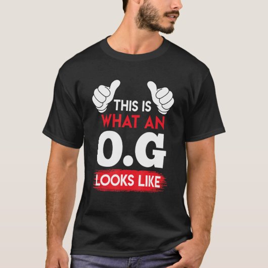 T-shirt Mens O G Uncle Gangster Uncle (Devant)