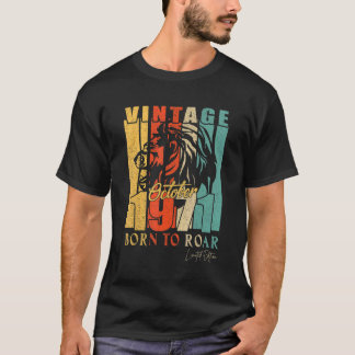 T-shirt Mens Octobre 1971 51 Année Vieux Lion 51e annivers
