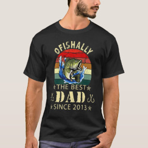 T-shirt Mens Ofish Le meilleur papa pour 11ème année Acadé