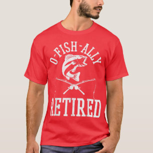 T-shirt Mens OhFishAlly Retraité Pêcheur Drôle Pêche Re