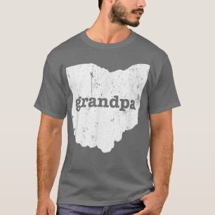 T-shirt Mens Ohio Grand-père T Grand-père Cadeaux État Gra