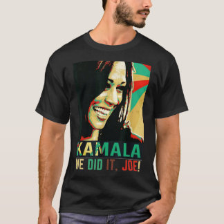 T-shirt Mens On L'A Fait Joe ! Funny Kamala Harris Joe Bid