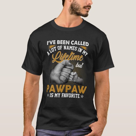 T-shirt Mens On M'A Appelé Beaucoup De Noms Mais Pawpaw Es (Devant)