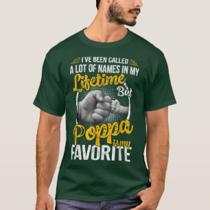 T-shirt Mens On M'A Appelé Beaucoup De Noms Mais Poppa Est