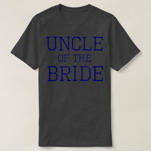 T-shirt Mens Oncle de la Coordinating Wedding (Design devant)