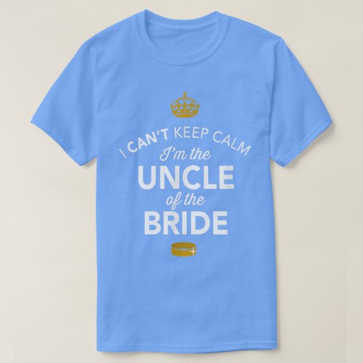 T-shirt Mens Oncle Of The Bride Cadeau Drôle Présenté Pour (Design devant)